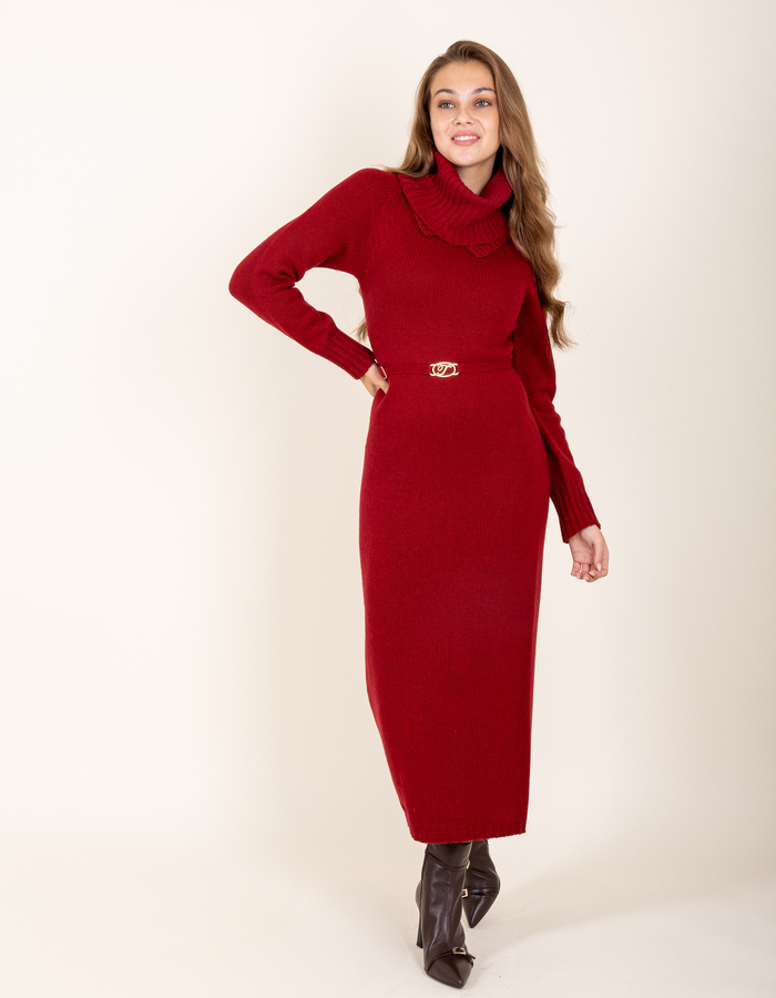 Twinset lang kleed rood