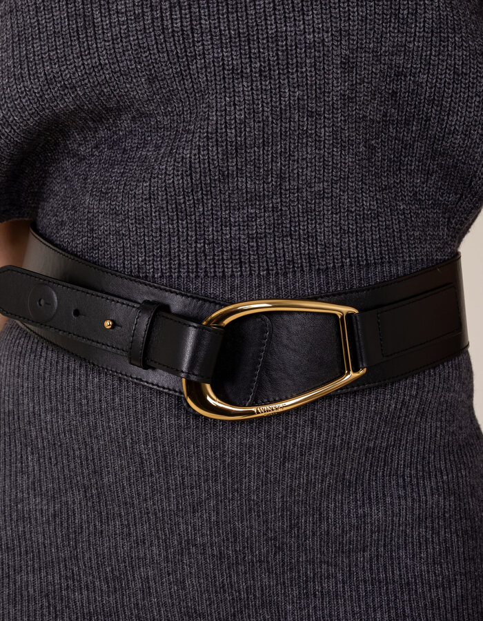Twinset riem zwart