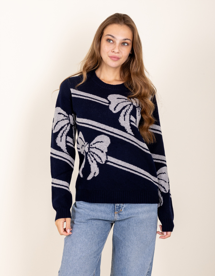 Leo & Ugo lange mouw pull navy