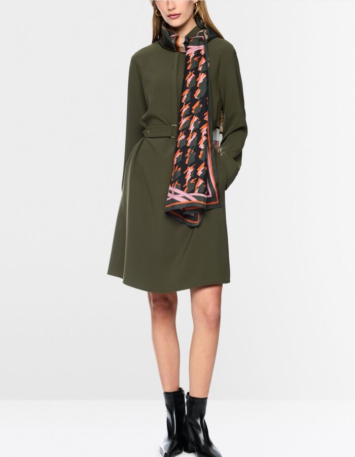 Mini-jurk met riem forest night new