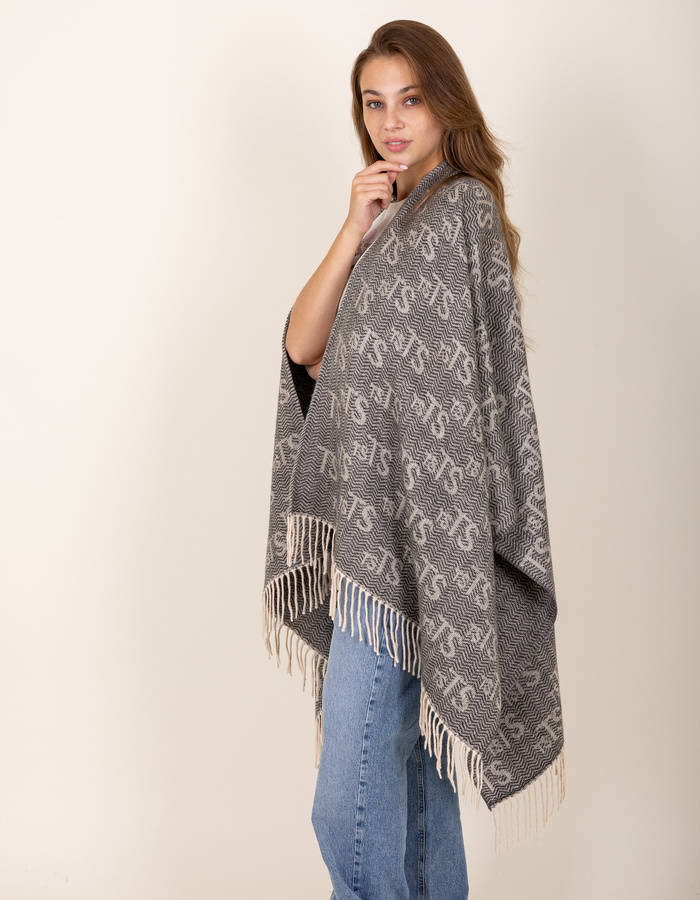 Twinset poncho zwart