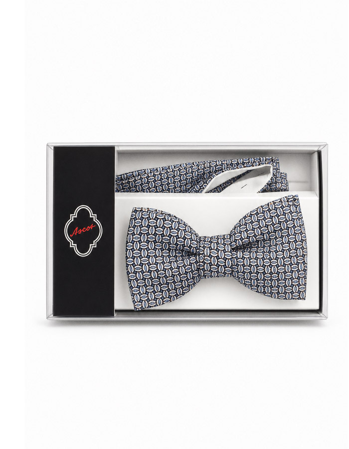 Ascot vlinderdassen blauw