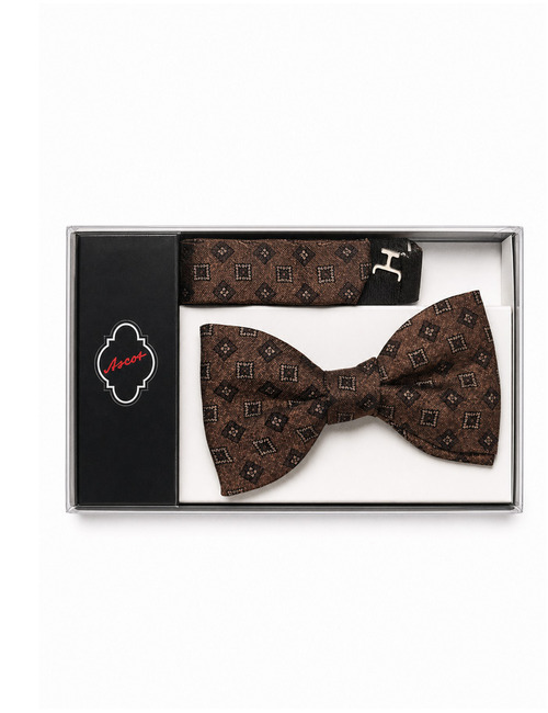 Ascot vlinderdassen bruin