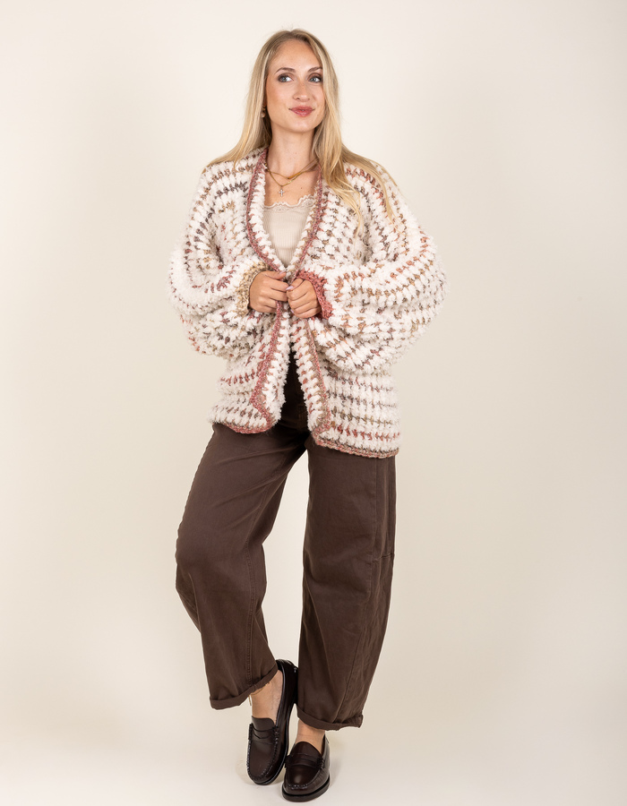 Amelie Amelie gilet wit