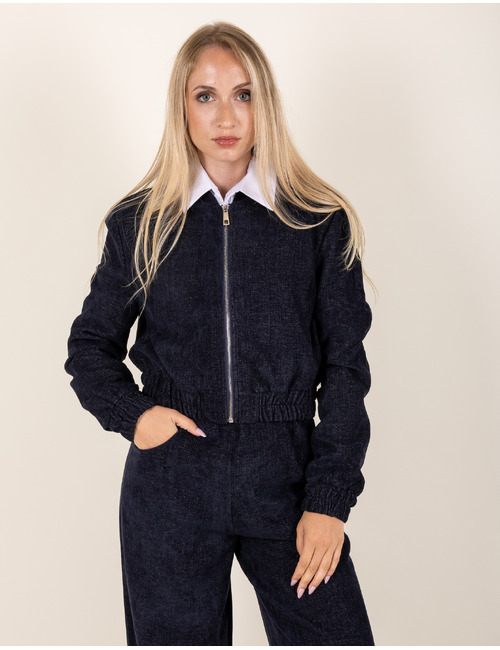 Beau Et Lou bomberjas blauw