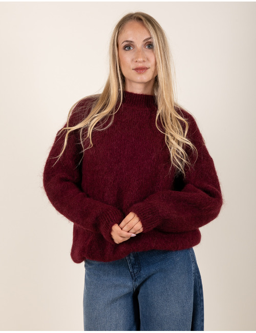 Beau Et Lou pull bordeaux