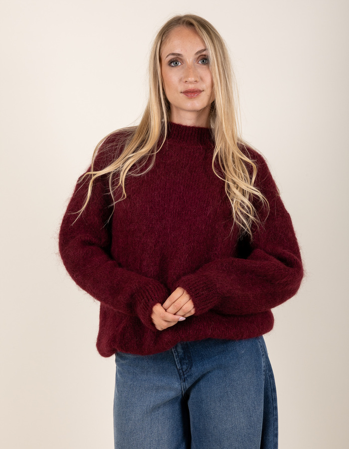 Beau Et Lou pull bordeaux