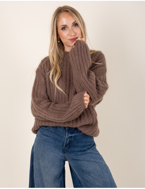 Beau Et Lou pull taupe
