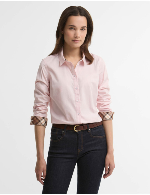 Barbour t-shirt roze