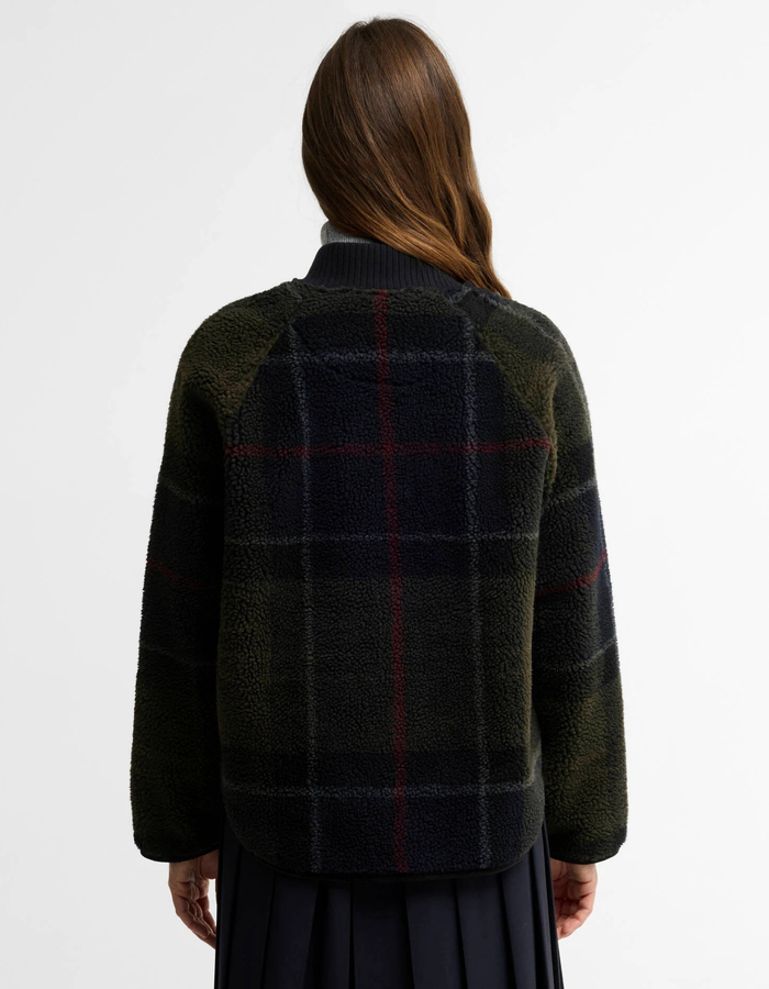 Kirklees - fleecejas met tartanpatroon shadow classic tartan