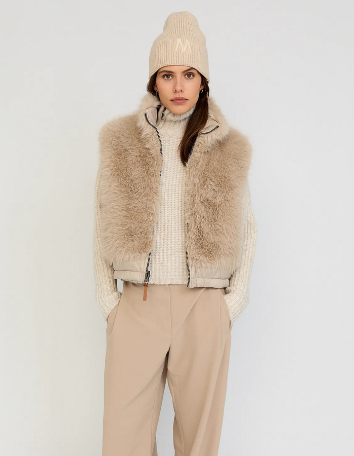 Moscow bodywarmer taupe