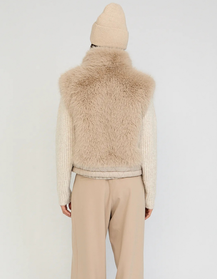 Moscow bodywarmer taupe