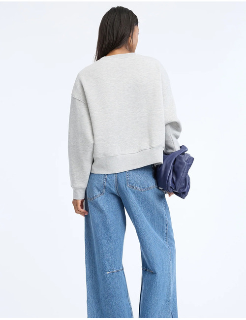 Munthe lange mouw sweater grijs