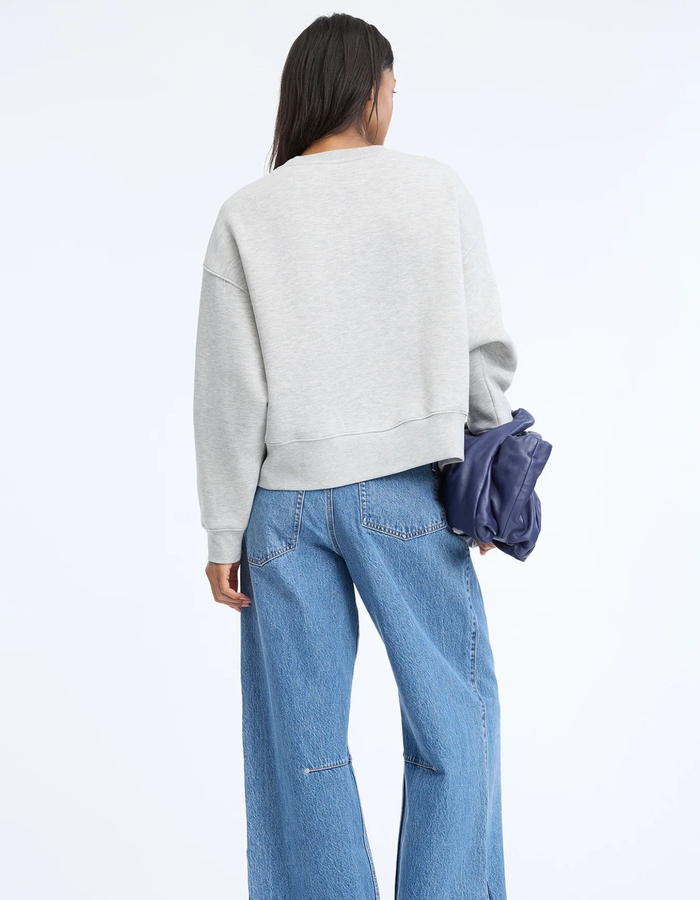Munthe lange mouw sweater grijs