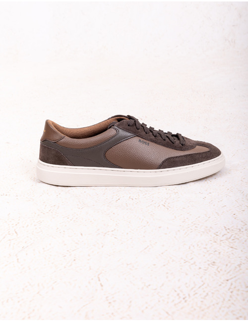 Boss sneaker bruin