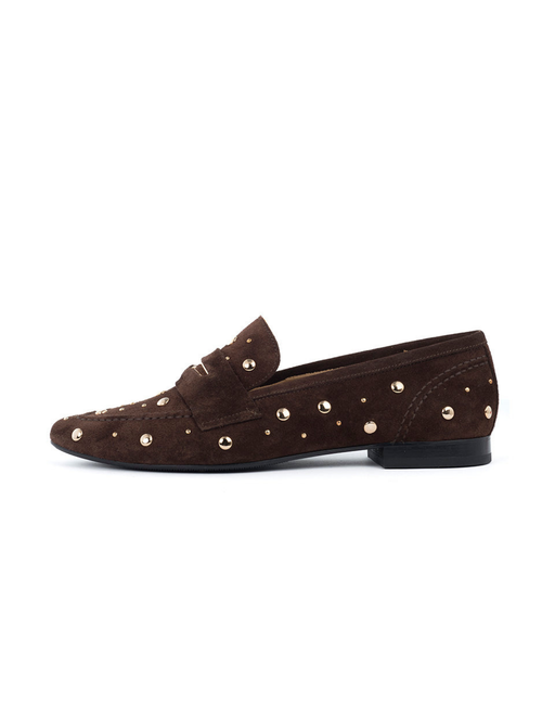 Babouche loafer bruin
