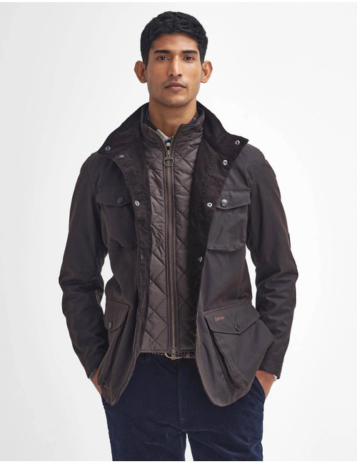 Ogston waxjas met geïntegreerde bodywarmer rustic classic