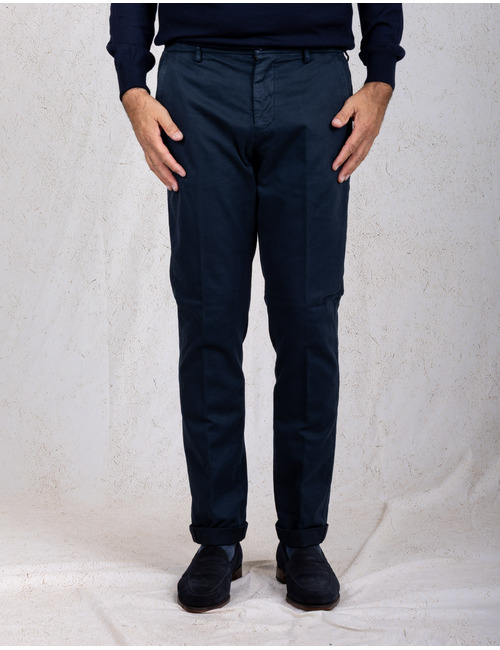 Torino modern fit chino donkerblauw