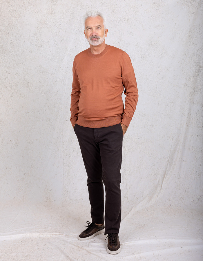 Boss lange mouw pull rood