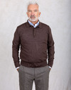 Boss polo bruin