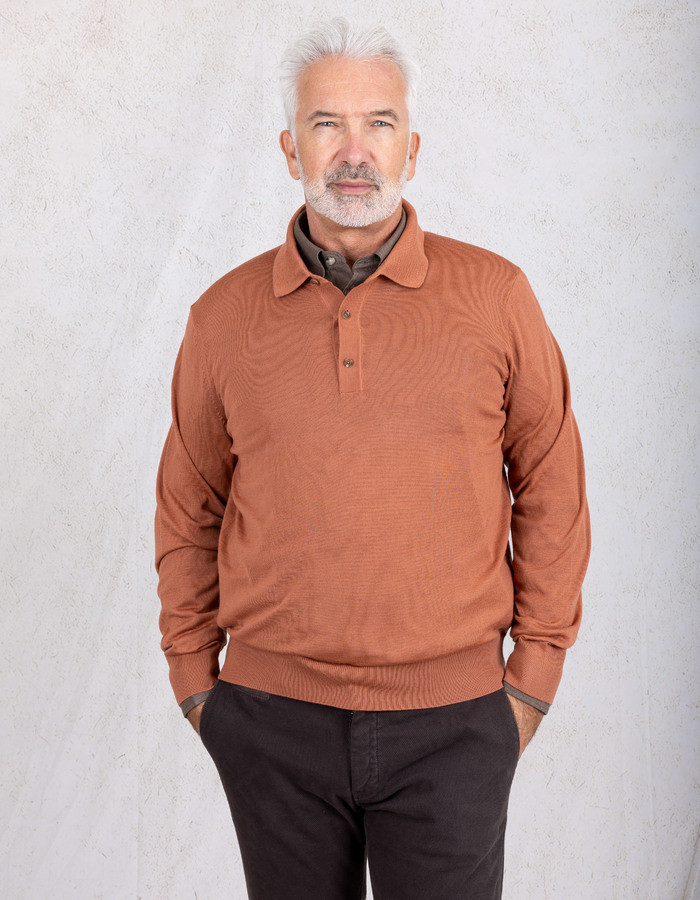 Boss polo rood