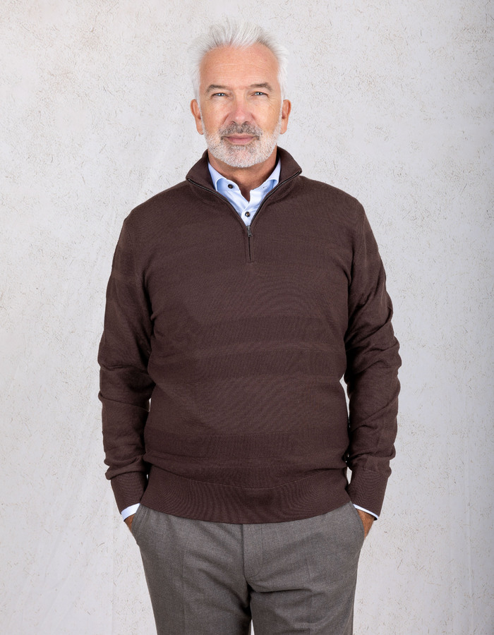 Boss sweater bruin