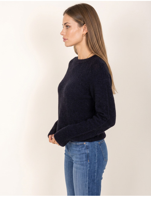 Due Amanti lange mouw pull navy