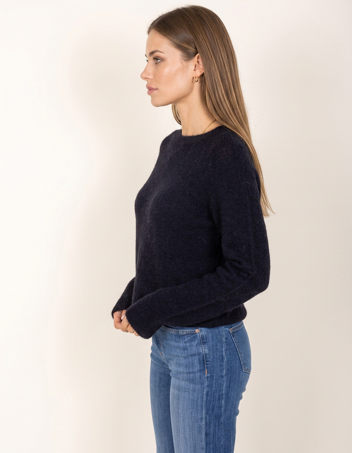 Due Amanti lange mouw pull navy