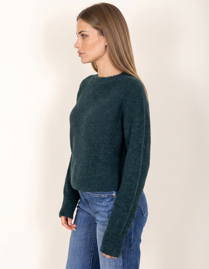 Due Amanti lange mouw pull groen