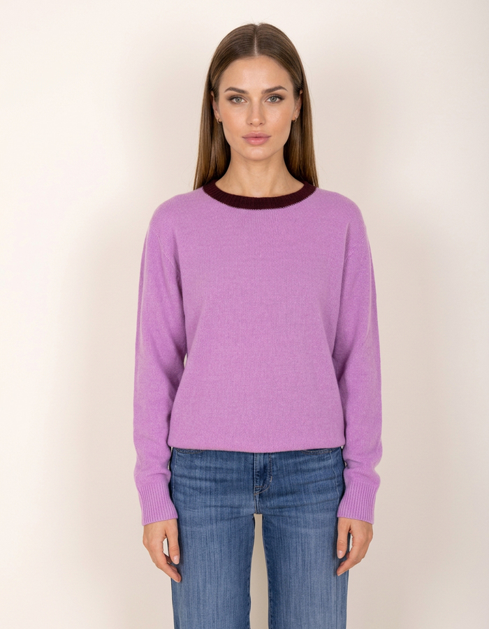 Due Amanti pull bordeaux