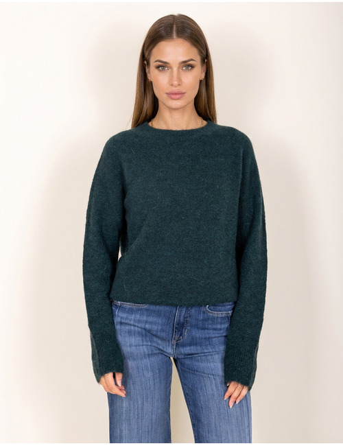 Due Amanti lange mouw pull groen