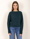Due Amanti lange mouw pull groen