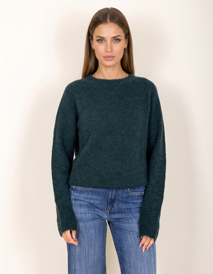 Due Amanti lange mouw pull groen