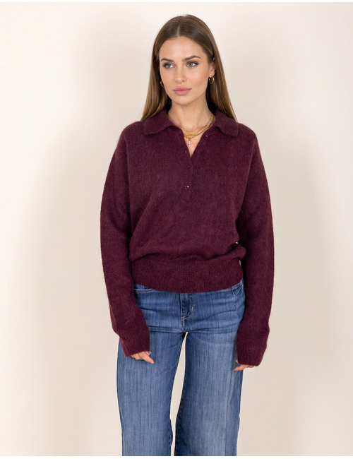 Due Amanti pull bordeaux
