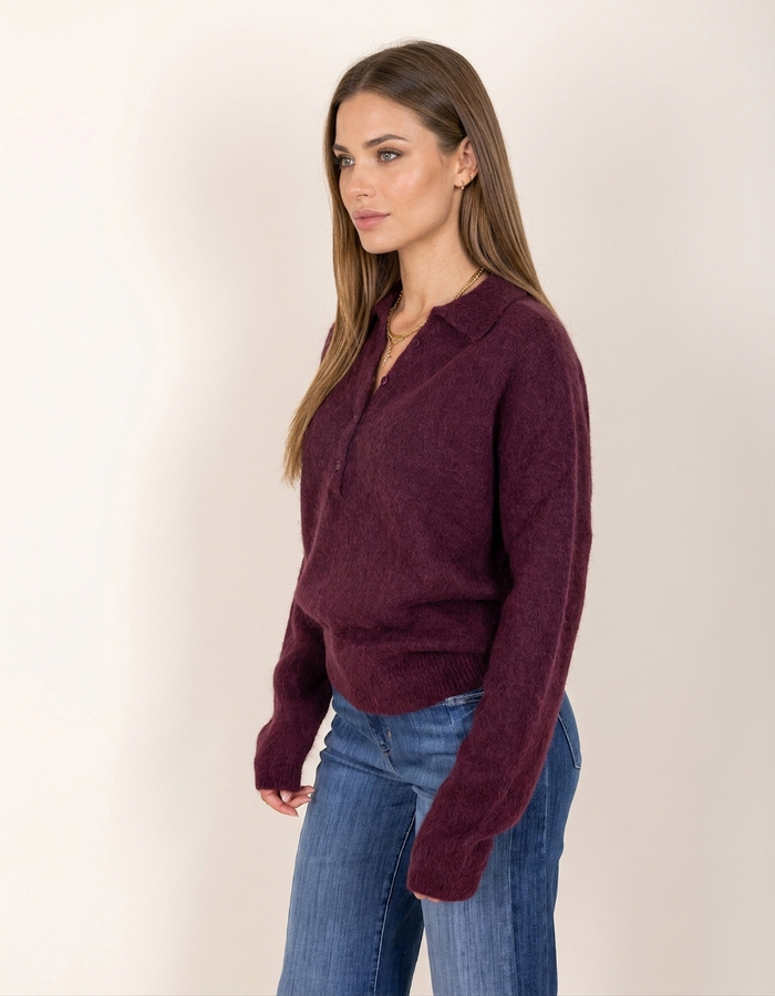 Due Amanti pull bordeaux