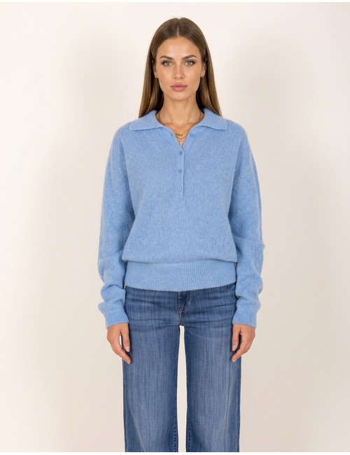 Due Amanti pull blauw