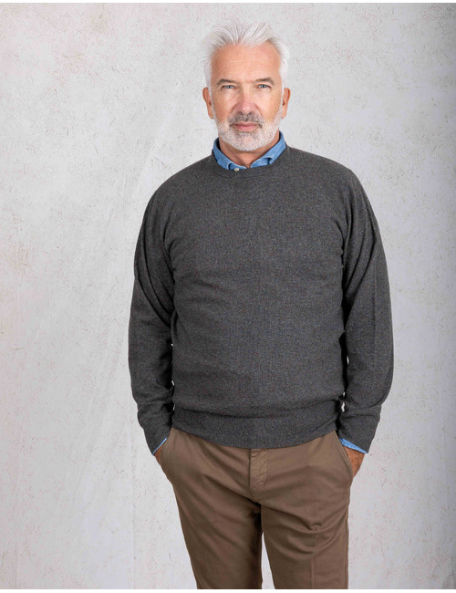 Alan Paine pull met ronde hals groen
