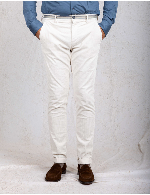 Mason's modern fit broek ecru