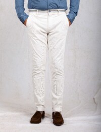 Mason's modern fit broek ecru