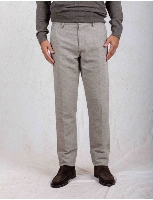 Mason's modern fit broek beige