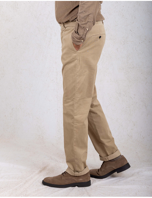 Torino broek modern fit beige