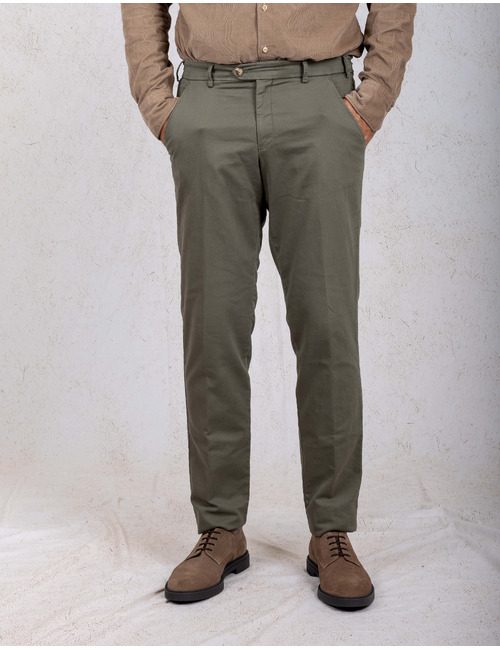 Hiltl modern fit broek groen