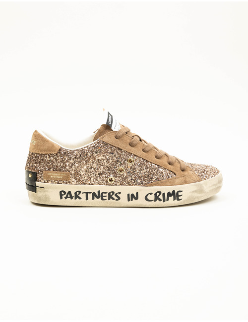 Crime Londen sneakers bruin