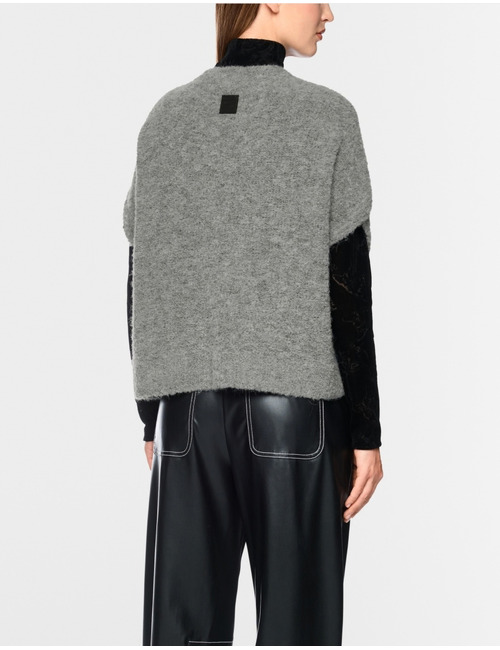 Marccain gilet zonder mouw grijs