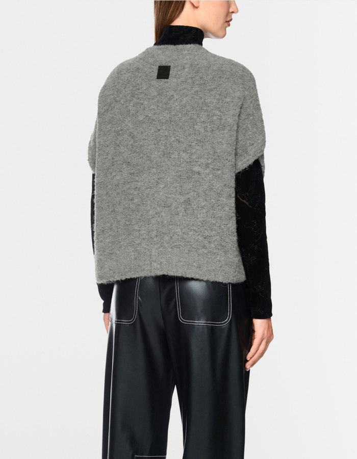 Marccain gilet zonder mouw grijs