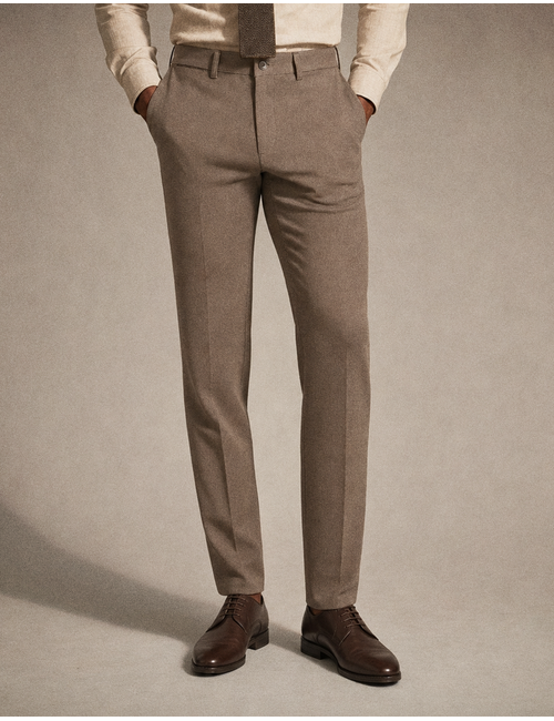 Luxury Comfort chino met ruitdessin