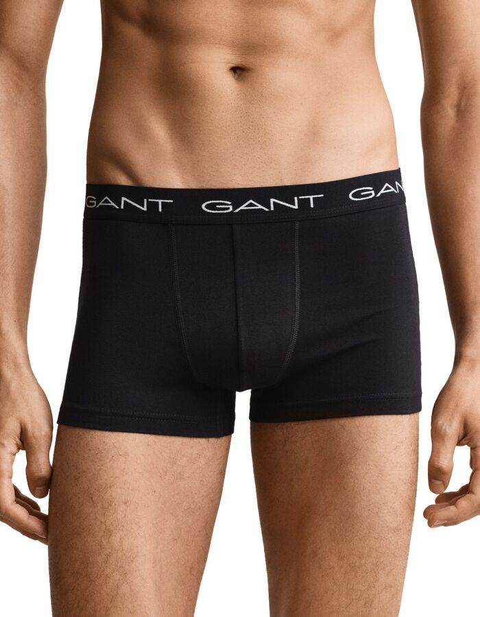 Set van drie boxershorts met logoband zwart