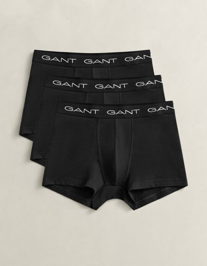 Set van drie boxershorts met logoband zwart
