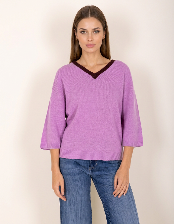 Due Amanti pull bordeaux