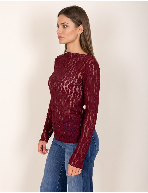 Due Amanti t-shirt bordeaux